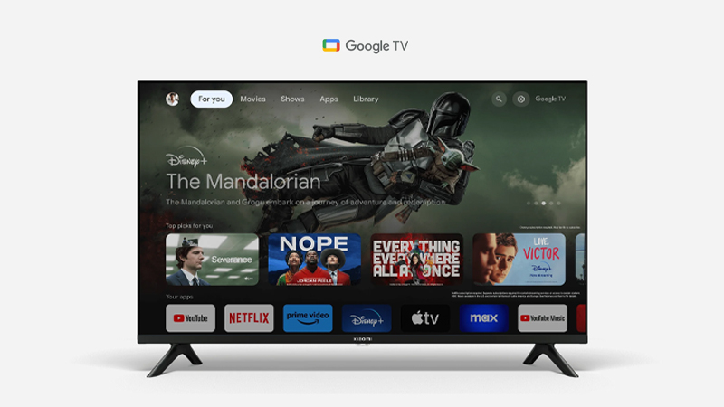 Hệ điều hành Google TV nhiều tiện ích
