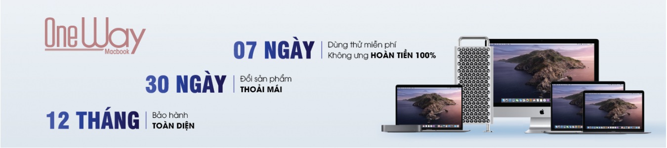 Rất nhiều ưu đãi khi mua MacBook cũ xách tay tại Oneway