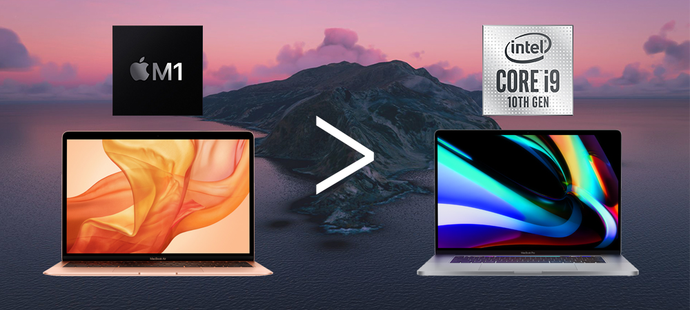 Macbook Pro M1 làm việc nhanh hơn cả laptop Core i9
