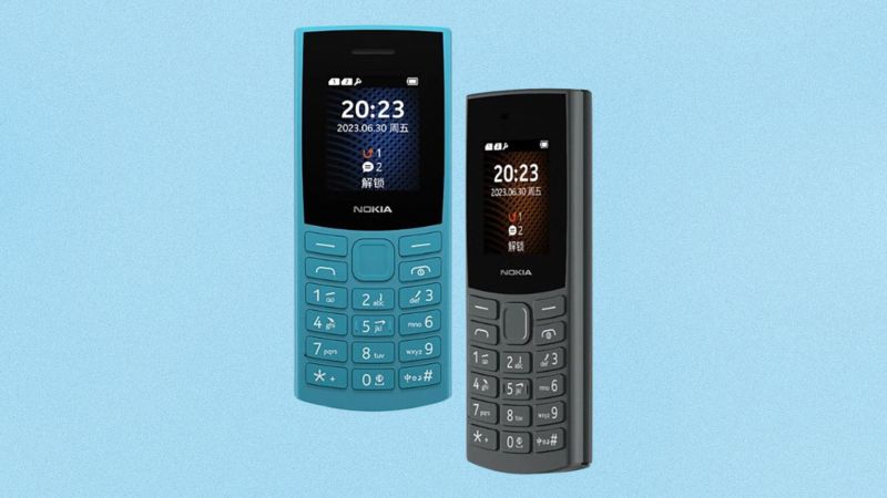 Thiết kế nhỏ gọn của Nokia 105 4G