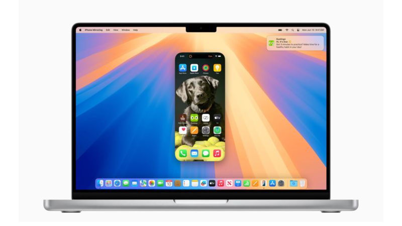 Tính năng iPhone Mirroring giúp sử dụng điện thoại ngay trên màn hình MacBook